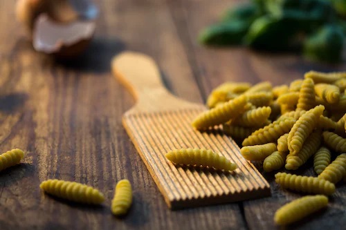 fresh pasta: cavetelli