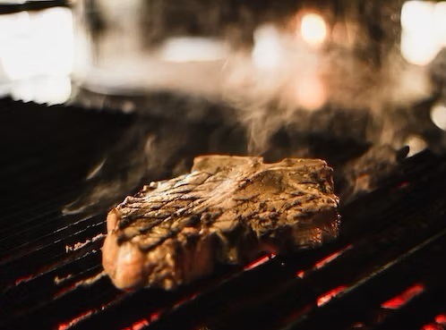 steak on the char grill